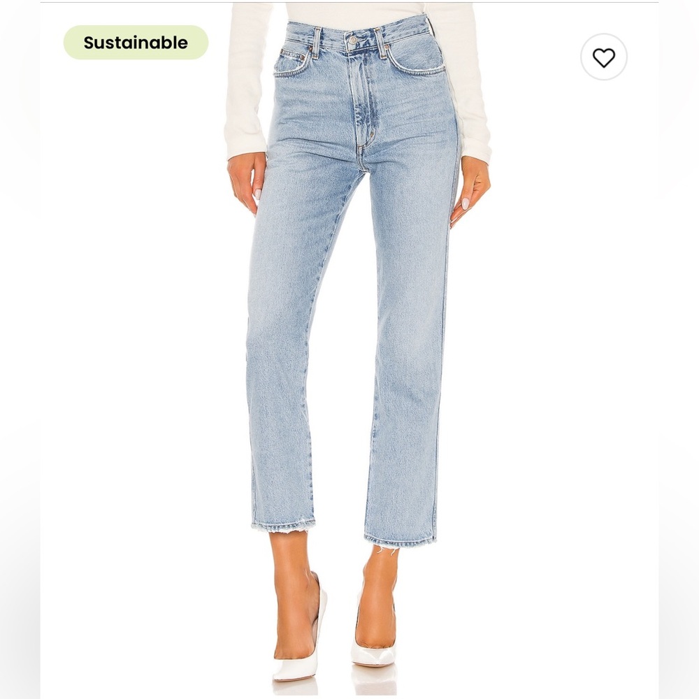 Agolde Pinch Waist High Rise Kick Jeans